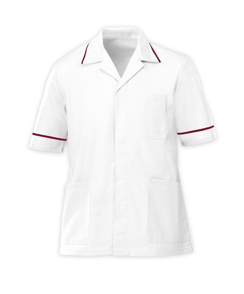Mens White Tunic Jacket