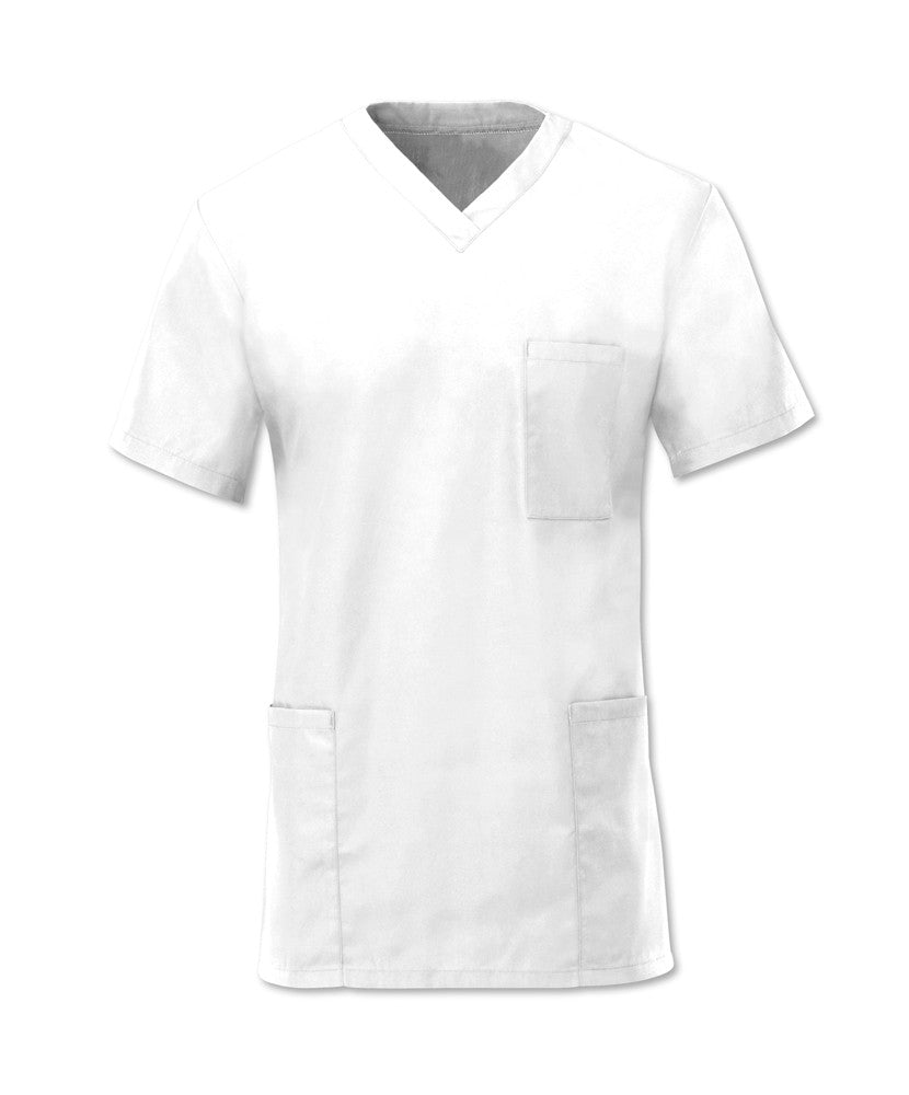 Mens White Scrub Tunic