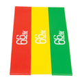 66 Fit Resistance Exercise Band Loops – Light, set of 3