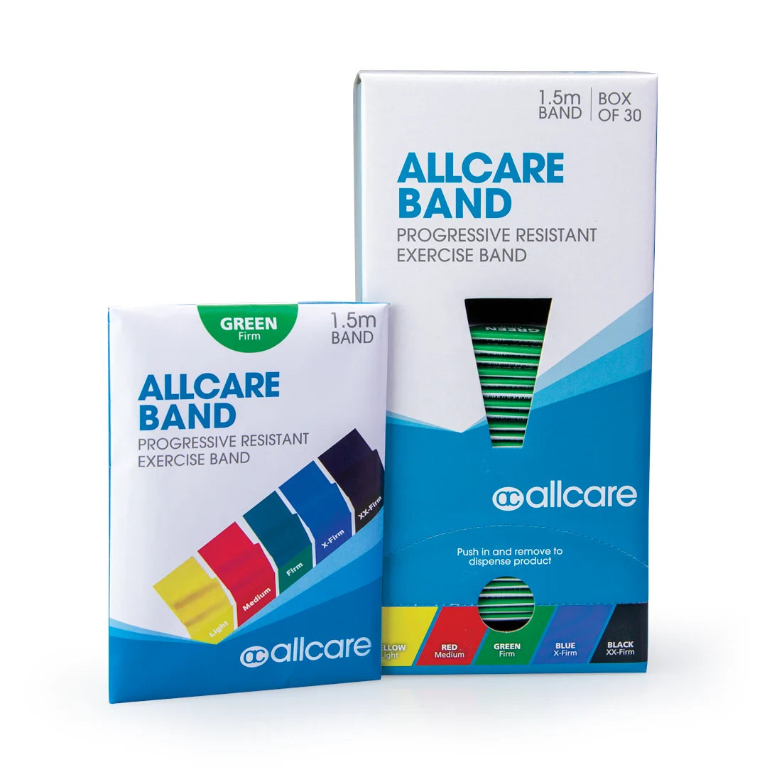 66 Fit Allcare Exercise / Resistance Band – 1.5 metre Dispenser Box of 30