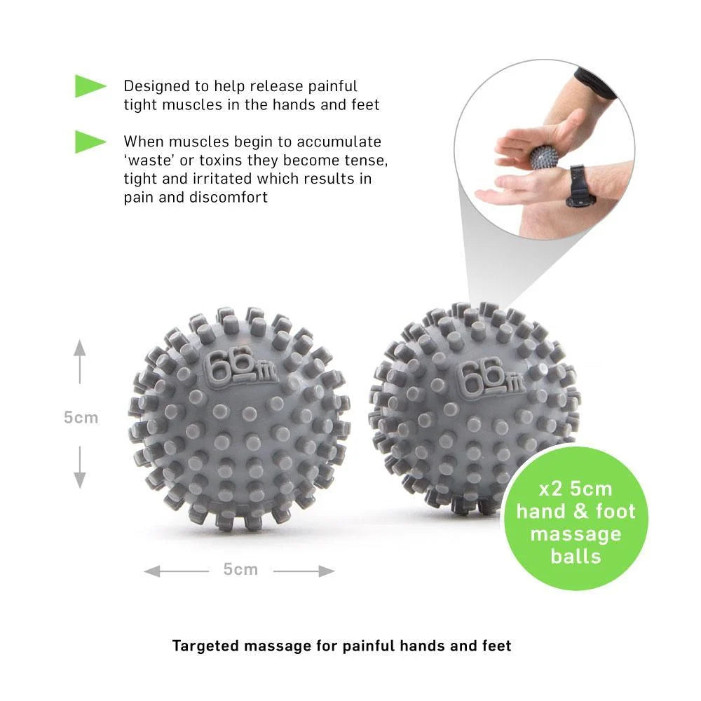66fit Hand and Foot Massage Balls x 2pcs