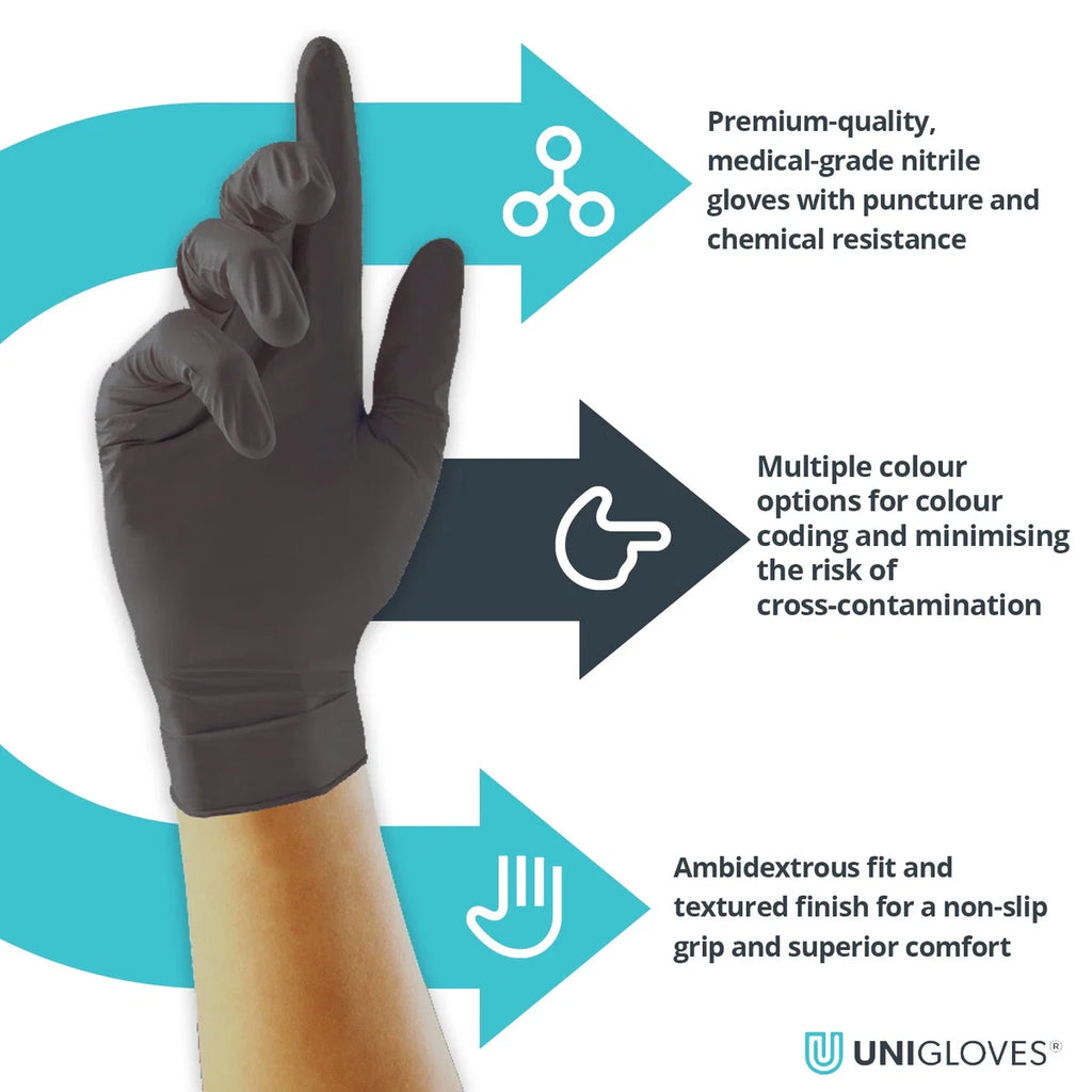 Pearl Nitrile Examination Gloves (Pack of 100)