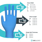 Lightweight Nitrile Examination Gloves